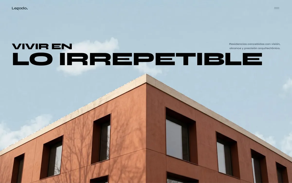 Web Legado — Inmobiliaria de patrimonio y fincas de lujo