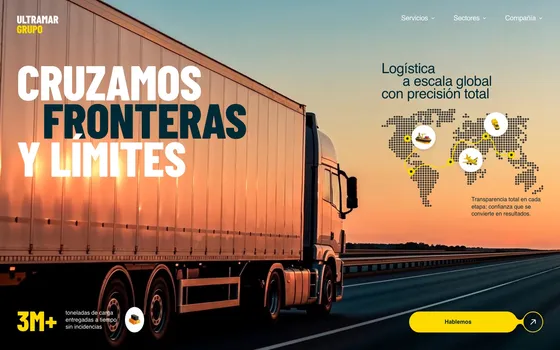 Web Ultramar — Logística y transporte