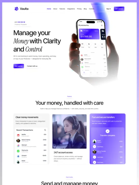 Ejemplo de diseño web profesional 2