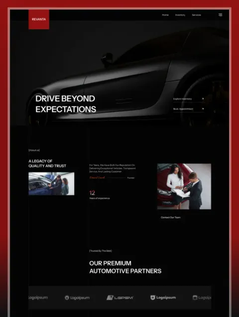 Ejemplo de diseño web profesional 5