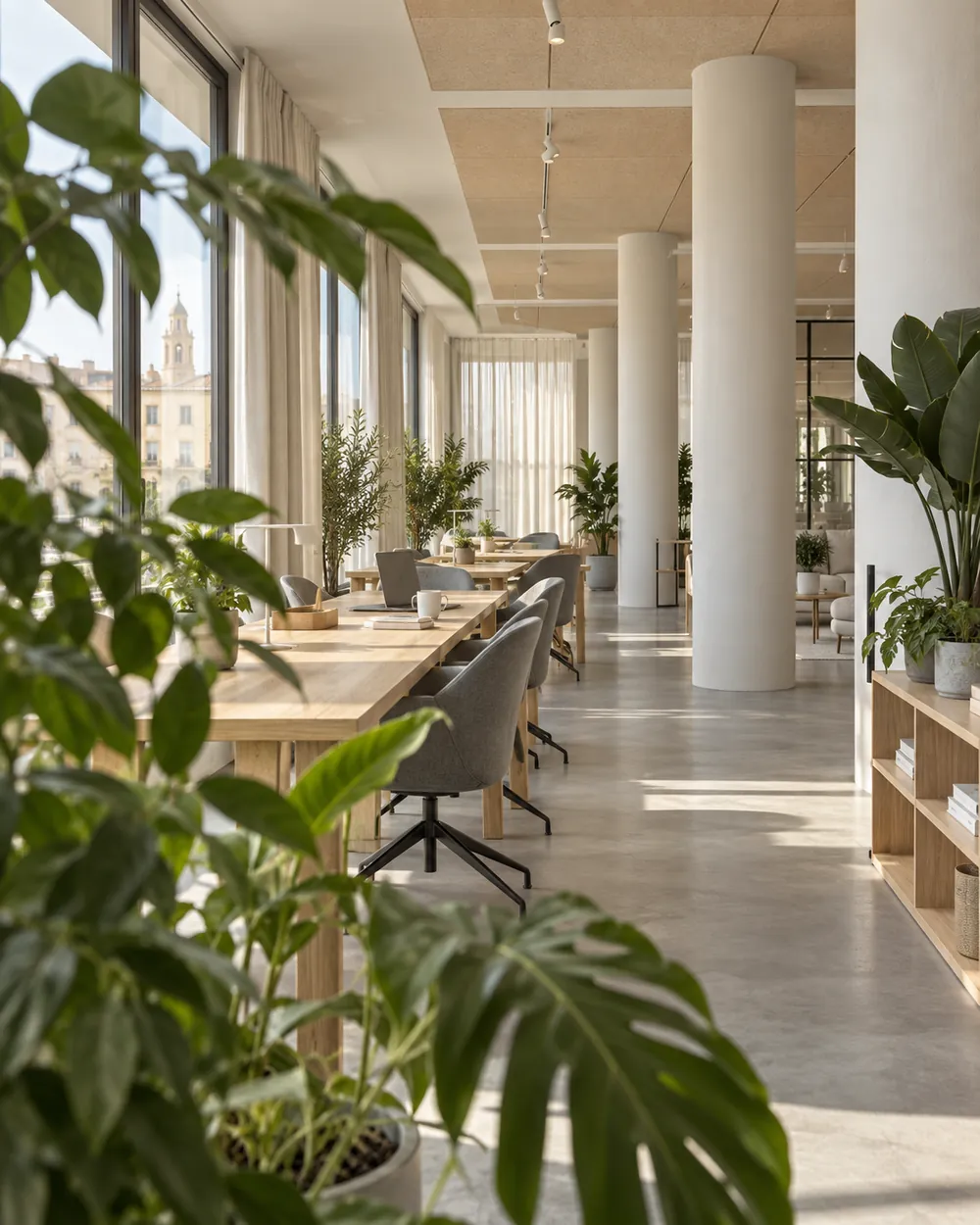Patio de trabajo: interior de oficinas en Valencia